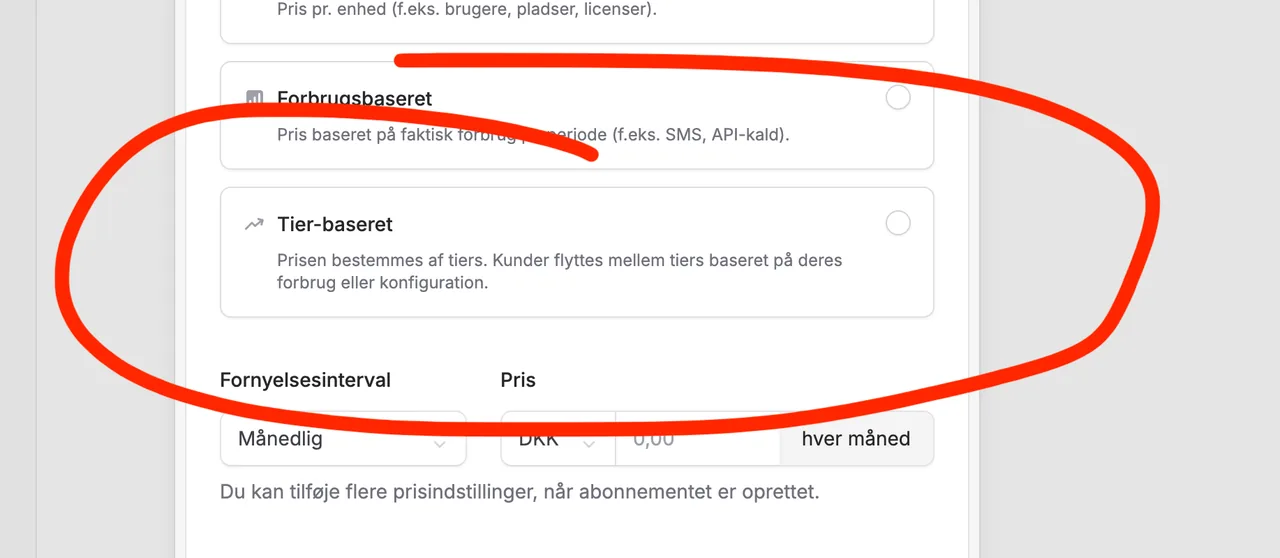 Tier-based subscriptions