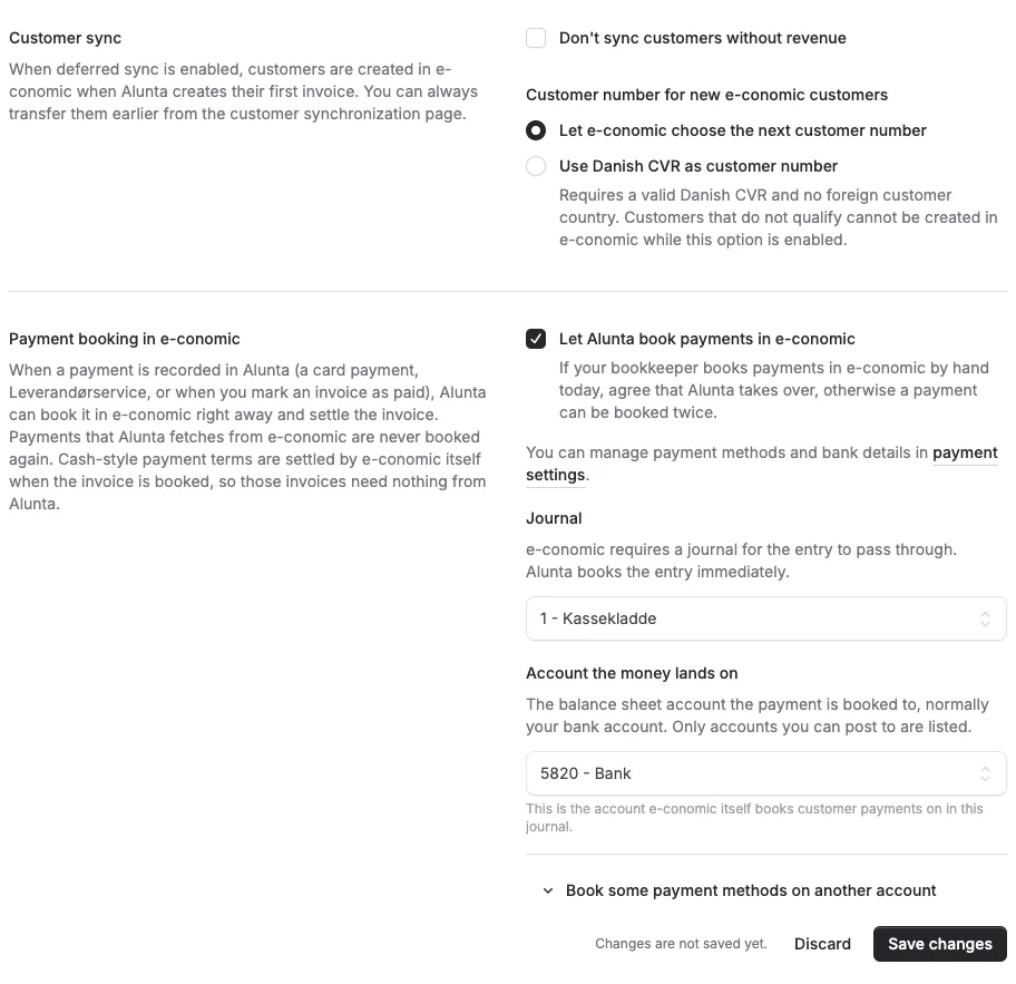Fewer save buttons in settings