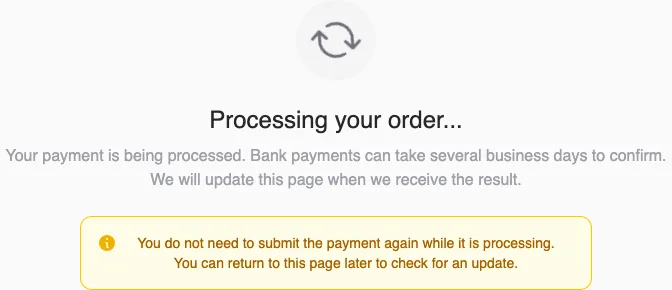 SEPA Direct Debit through Stripe