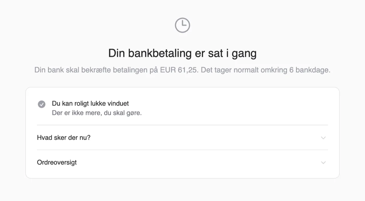 Roligere bankbetalinger og besked, når banken afviser
