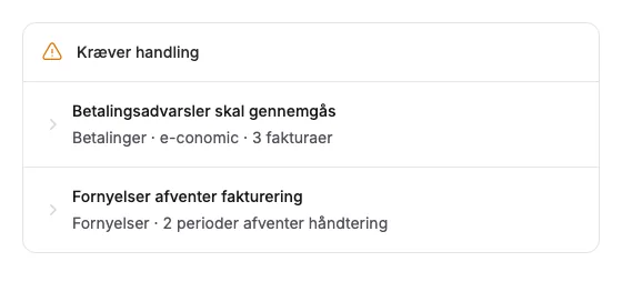 Roligere overblik og tydeligere advarsler