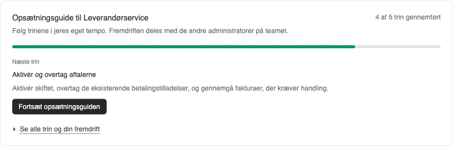 LS: opsætningsguide og tydeligere mandatstatus