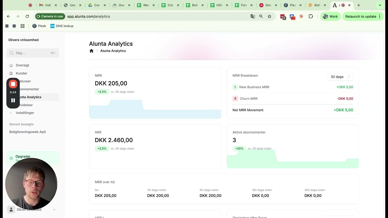 Se hvor flot du vækster med Alunta Analytics