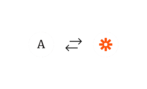 Let the data flow between systems with Zapier
