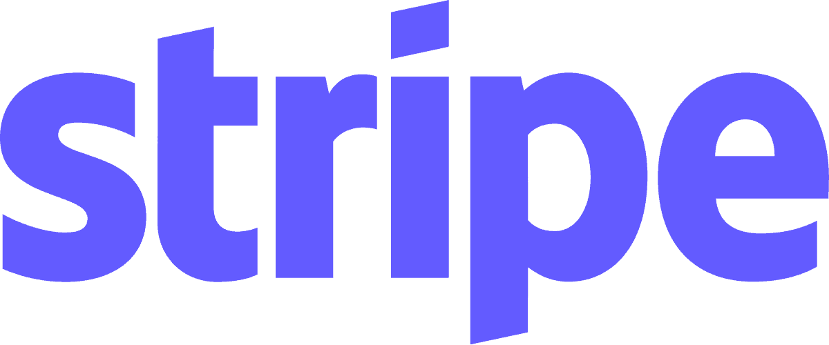 This is a Stripe logo in purple