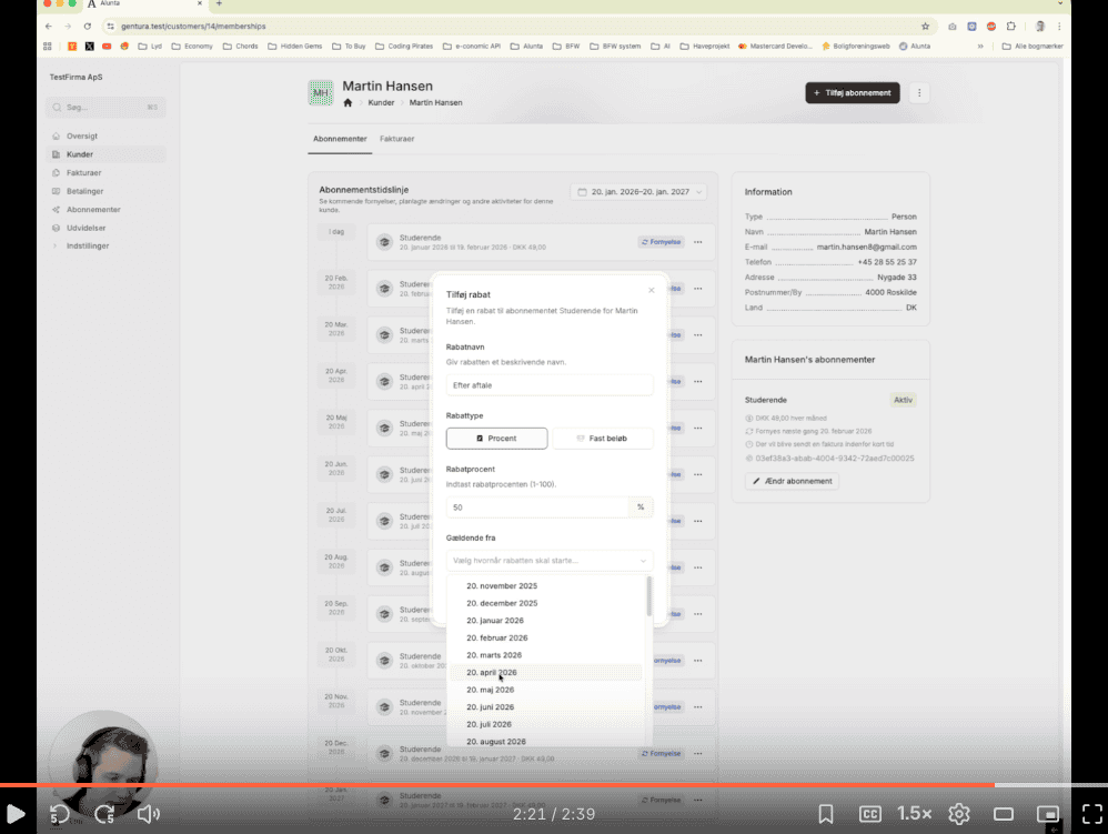 Rabatter kan gives i kampagner eller kuponer